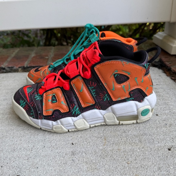 Nike Air More Uptempo GS What The 90's Pack AT3408-800 Youth 5.5Y Womens 7 - Picture 1 of 10